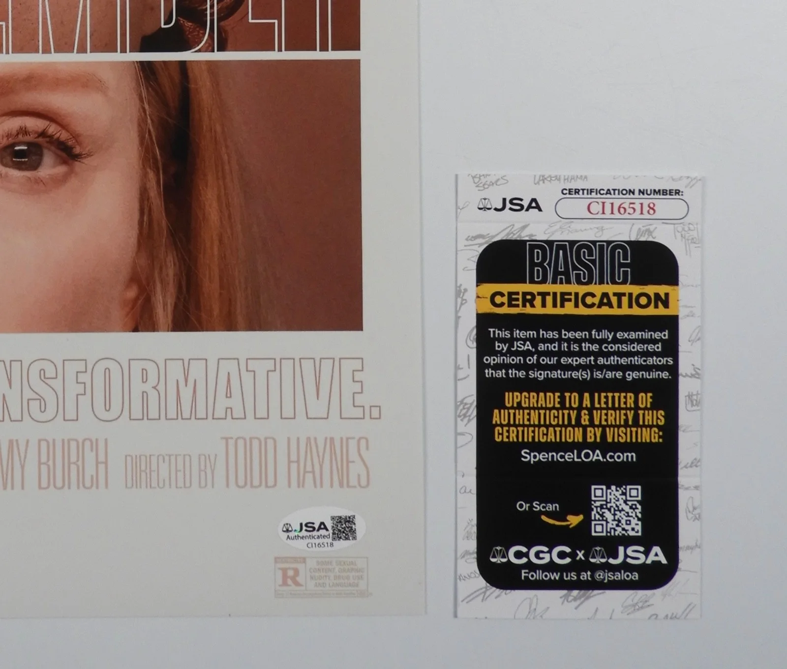 Julianne Moore JSA signed autograph 12 x 18 Photo May December, image 3