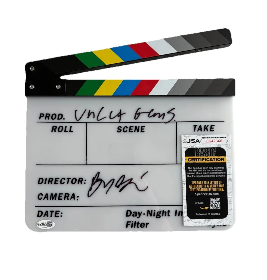 Benny Safdie — Benny Safdie Signed Autograph Director Clapper Clapboard Uncut Gems PROOF JSACOA