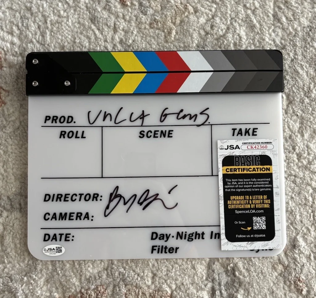 Benny Safdie — Benny Safdie Signed Autograph Director Clapper Clapboard Uncut Gems PROOF JSACOA, изображение 3