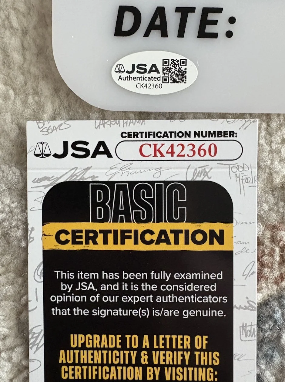 Benny Safdie — Benny Safdie Signed Autograph Director Clapper Clapboard Uncut Gems PROOF JSACOA, изображение 4