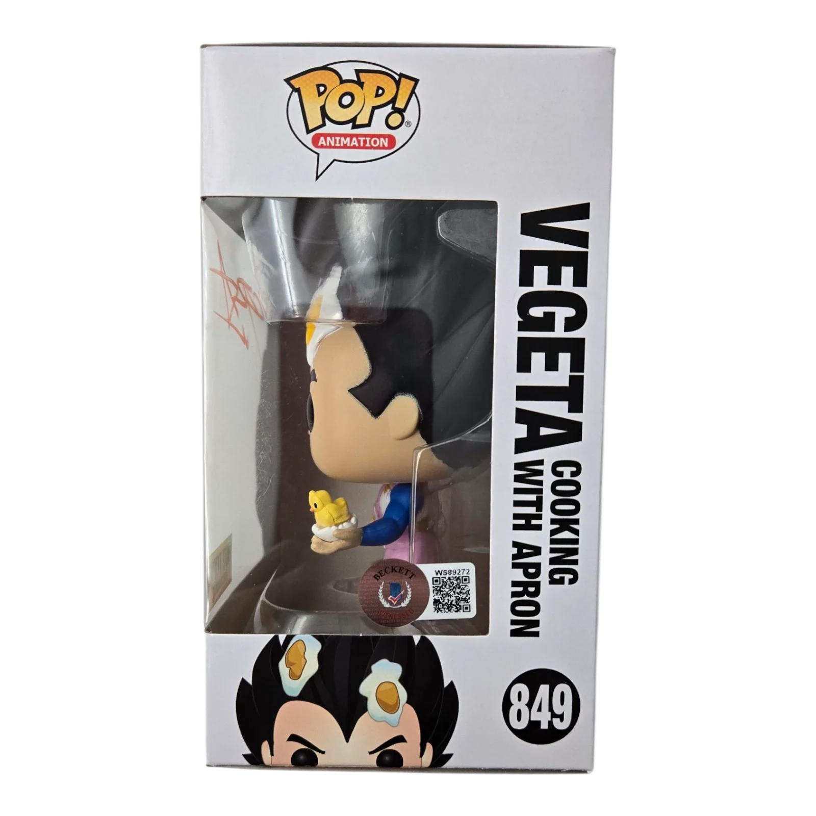 Chris Sabat — Vegeta Signed Funko Pop Chris Sabat Dragon Ball DBZ Autograph Hot Topic BAS COA, изображение 2