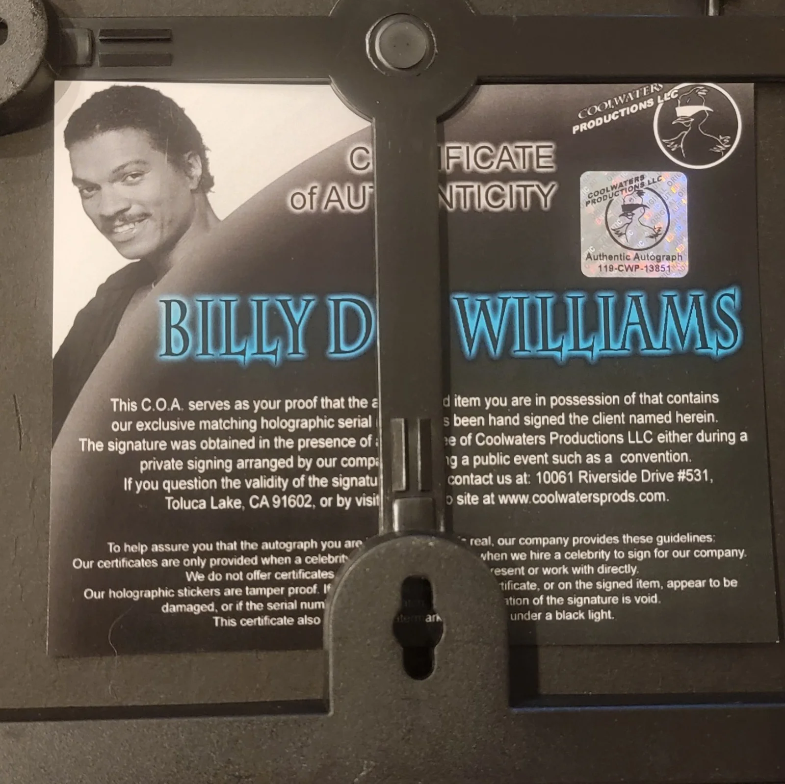 Bille Dee Williams — Billy Dee Williams Lando Calrissian Star Wars Autograph 8x10 AUTHENTIC, image 2