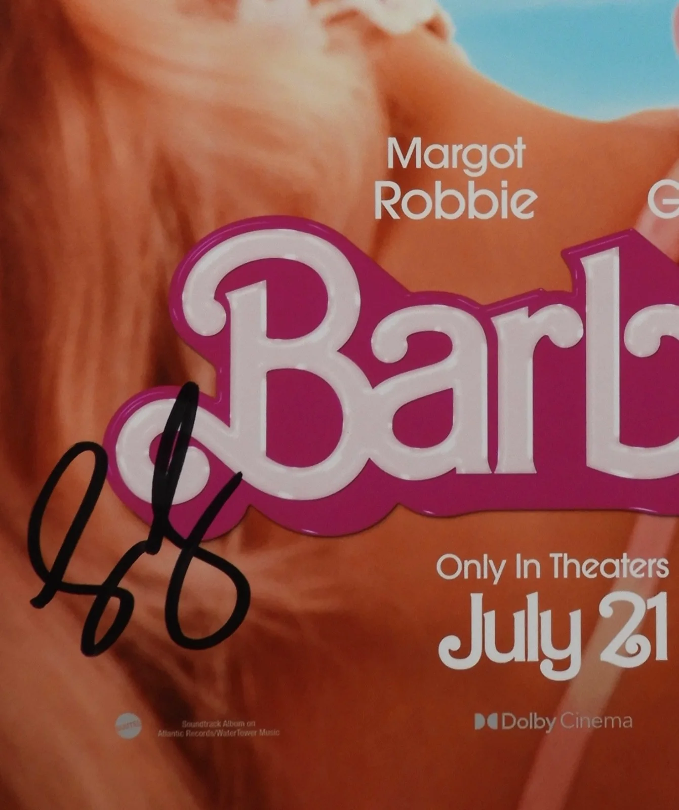 Greta Gerwig JSA signed autograph 12 x 18 Photo Barbie, изображение 2