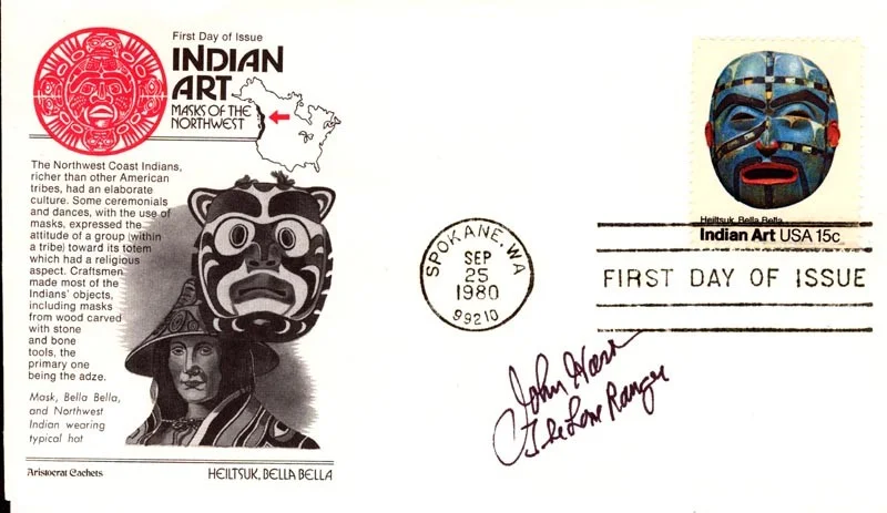 John Hart — JOHN HART - FIRST DAY COVER SIGNED