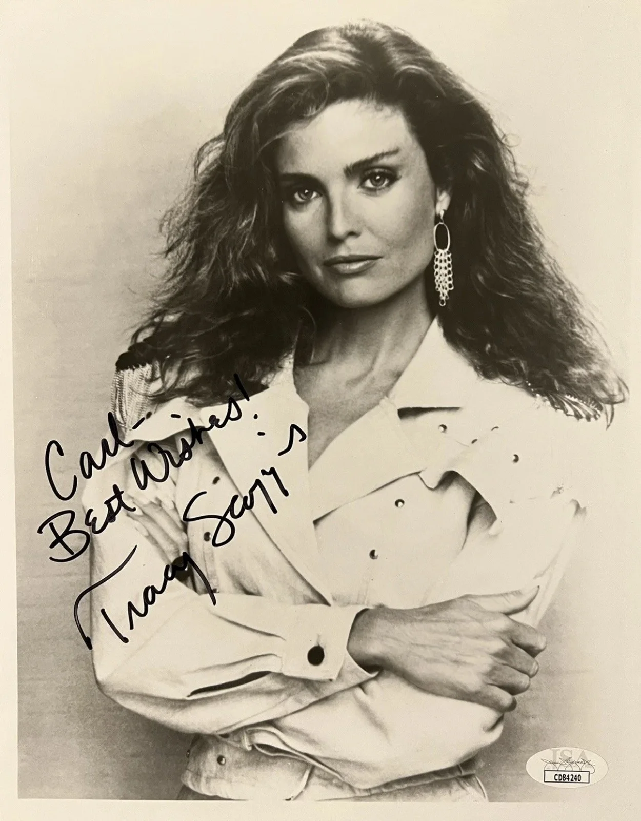 Tracy Scoggins — Tracy Scoggins Signed Photo JSA COA Babylon 5 Star Trek Lois And Clark Dynasty, image 2