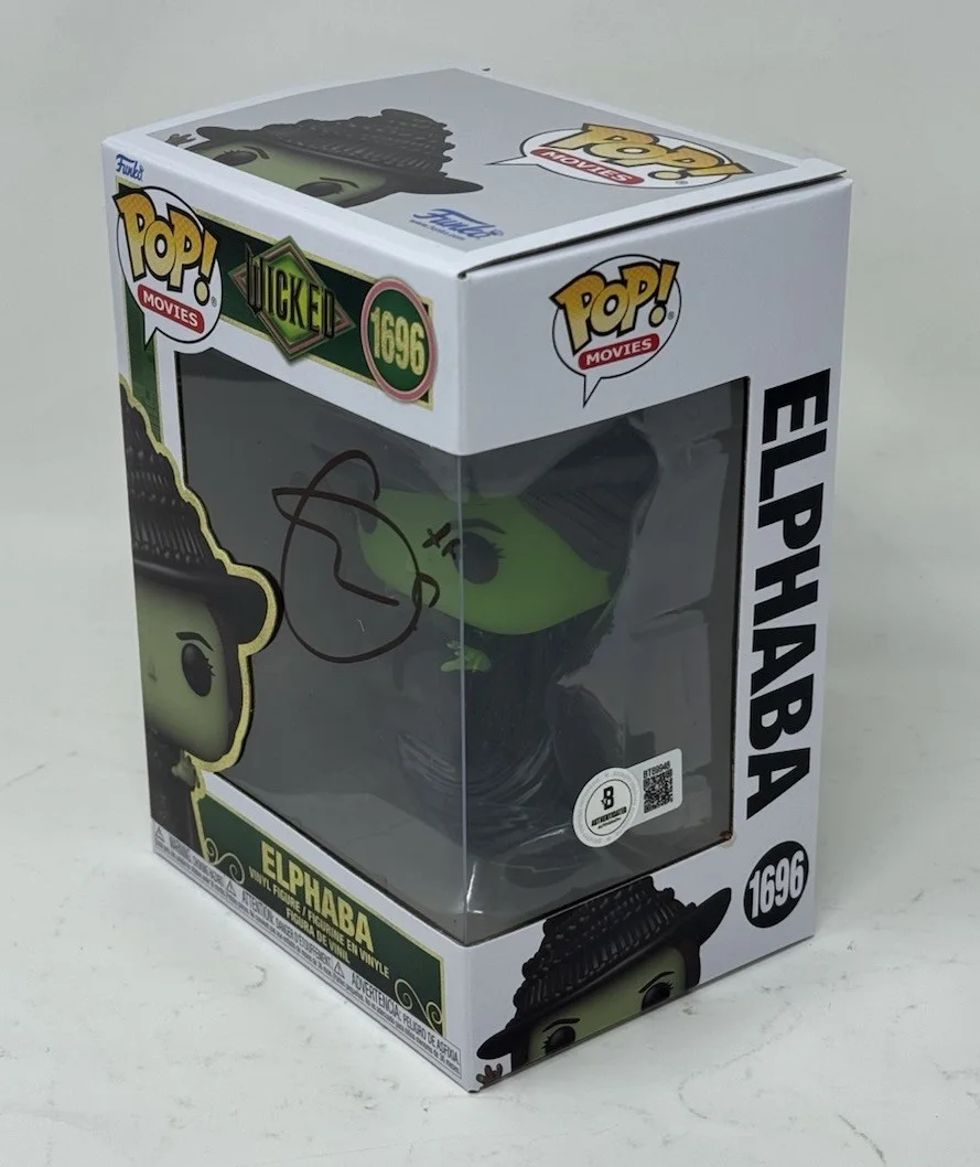 Cynthia Erivo — Cynthia Erivo Signed Wicked Elphaba Funko Pop #1696 Autograph Beckett COA, image 2