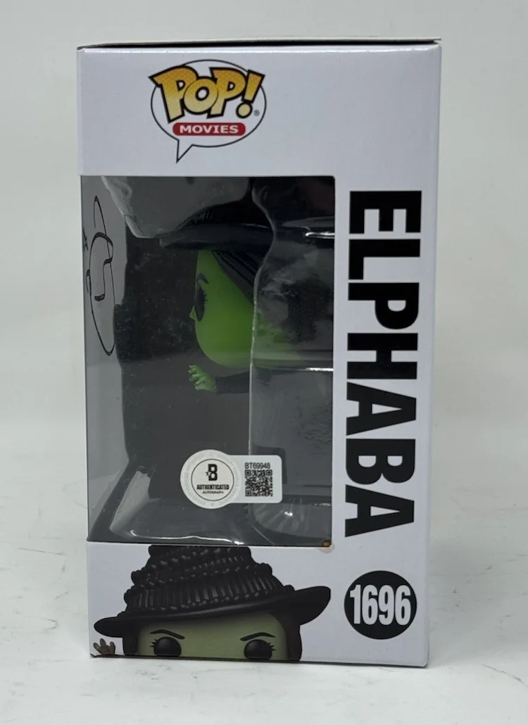 Cynthia Erivo — Cynthia Erivo Signed Wicked Elphaba Funko Pop #1696 Autograph Beckett COA, image 3