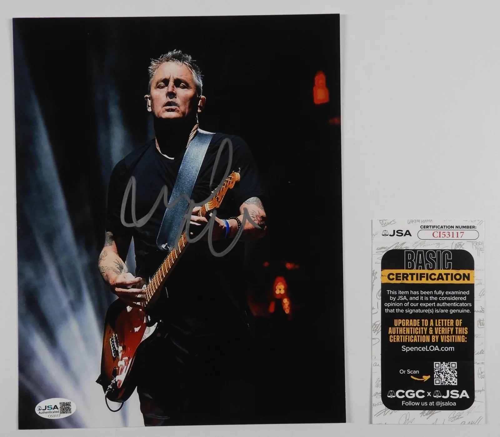 Mike McCready Pearl Jam JSA COA Signed Autograph Photo 8 x 10, изображение 2
