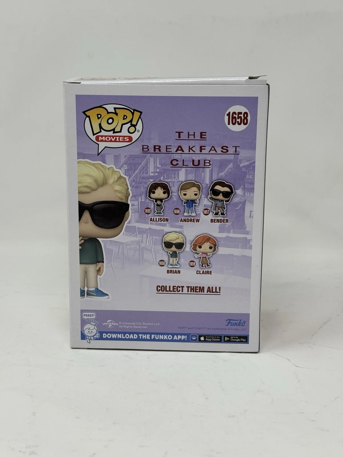 Anthony Michael Hall — Anthony Michael Hall Signed The Breakfast Club Brian Funko Pop 1658 Beckett COA, изображение 5