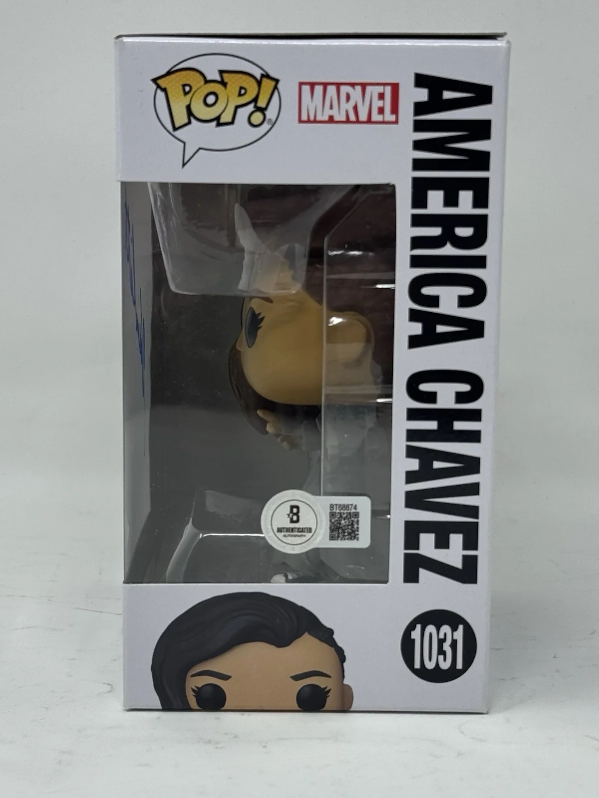 Xochitl Gomez — Xochitl Gomez Signed Doctor Strange America Chavez Funko Pop Marvel Beckett COA, image 4