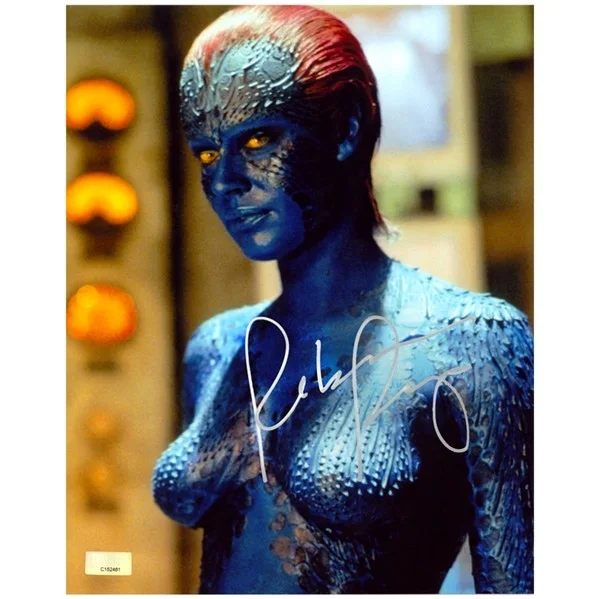 Rebecca Romijn — Rebecca Romijn Autographed X-Men Mystique 8×10 Photo