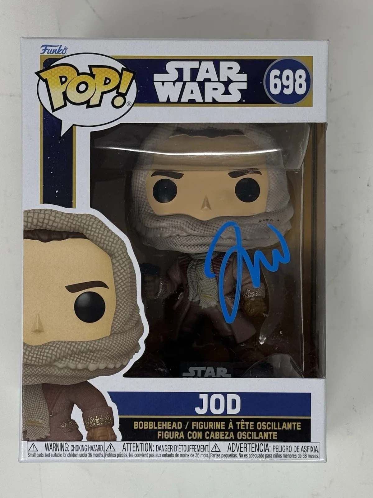 Jude Law — Jude Law Signed Star Wars: Skeleton Crew Jod Funko Pop 698 Autograph Beckett COA, image 2