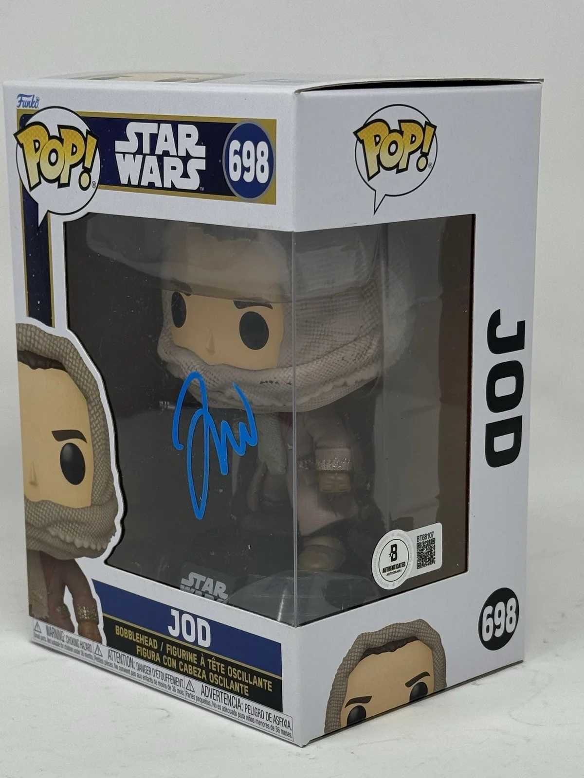 Jude Law — Jude Law Signed Star Wars: Skeleton Crew Jod Funko Pop 698 Autograph Beckett COA, image 3