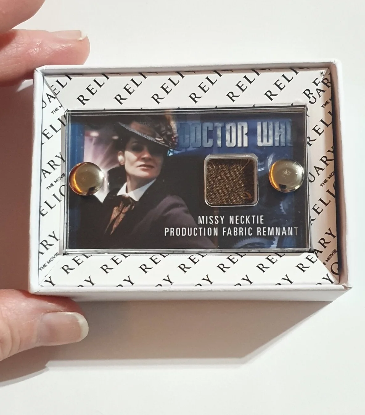 TV prop display Doctor Who Missy necktie Production Used with COA. Season 10, изображение 2