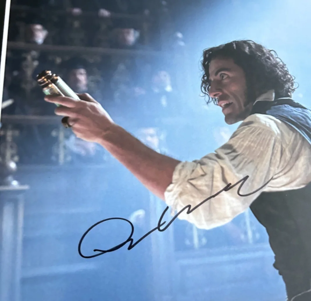 Oscar Isaac — Oscar Isaac Signed 8.5x11 Photo Frankenstein Authentic Autograph, image 3