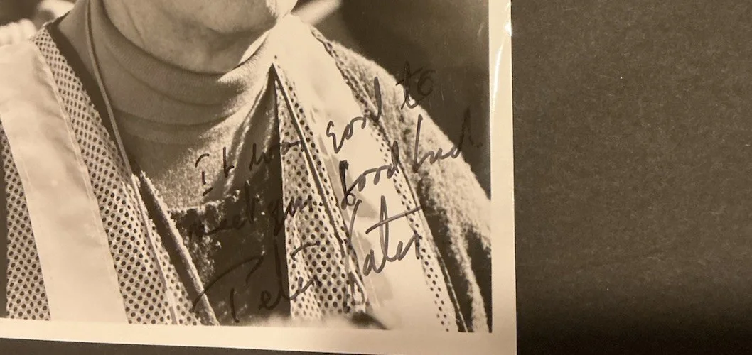 Peter Yates — Director Peter Yates Signed Headshot Bulitt Breaking Away Friends Of Eddie Coyl, изображение 2