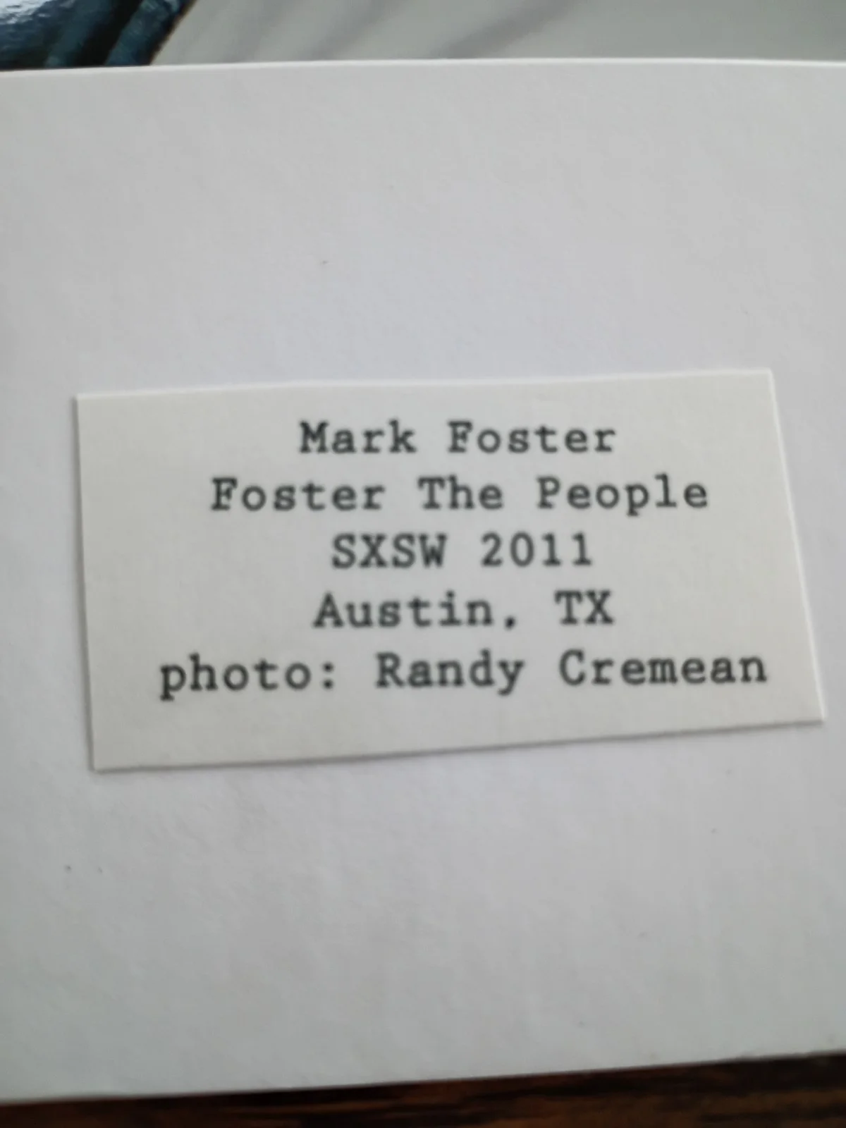 Mark Foster Poster, image 3