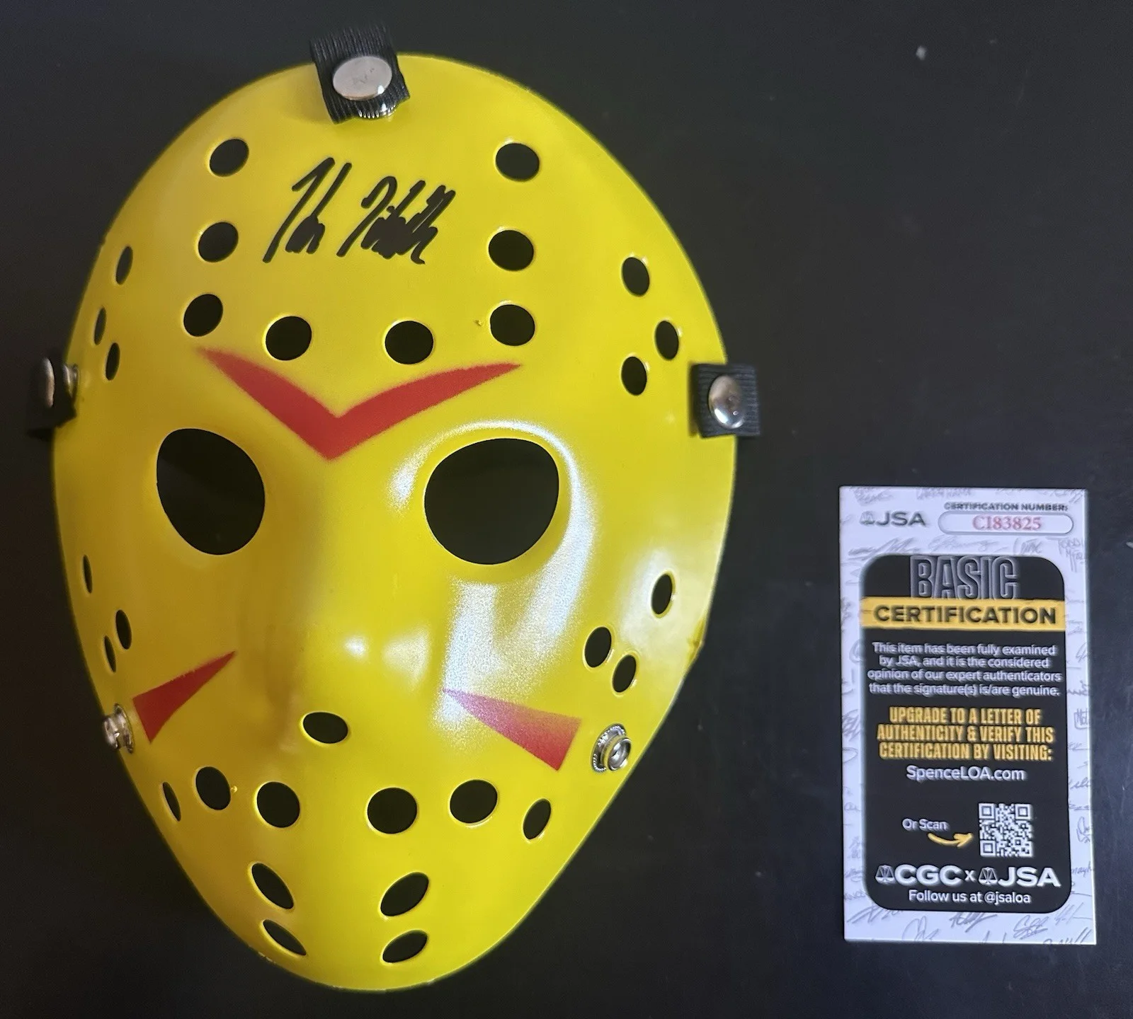 KANE HODDER SIGNED JASON HOCKEY MASK FRIDAY THE 13TH JSA AUTHENTICATED, изображение 2