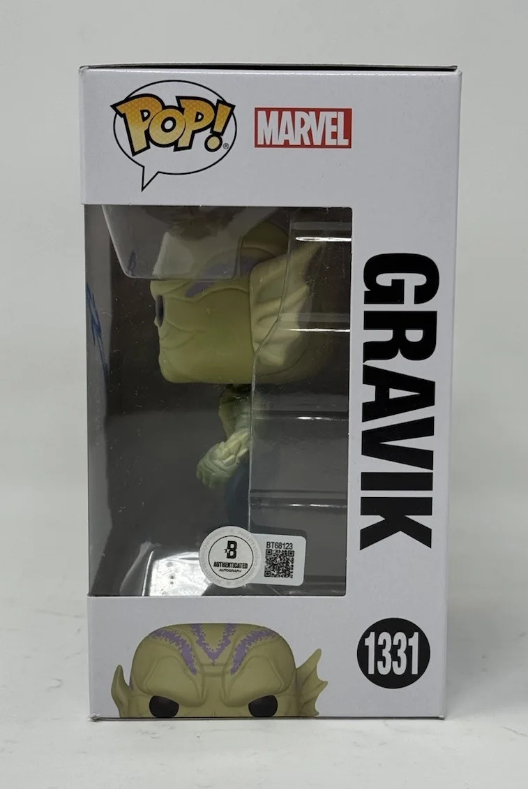 Kingsley Ben-Adir — Kingsley Ben-Adir Signed Secret Invasion Gravik Funko Pop Marvel Autograph BAS, image 4