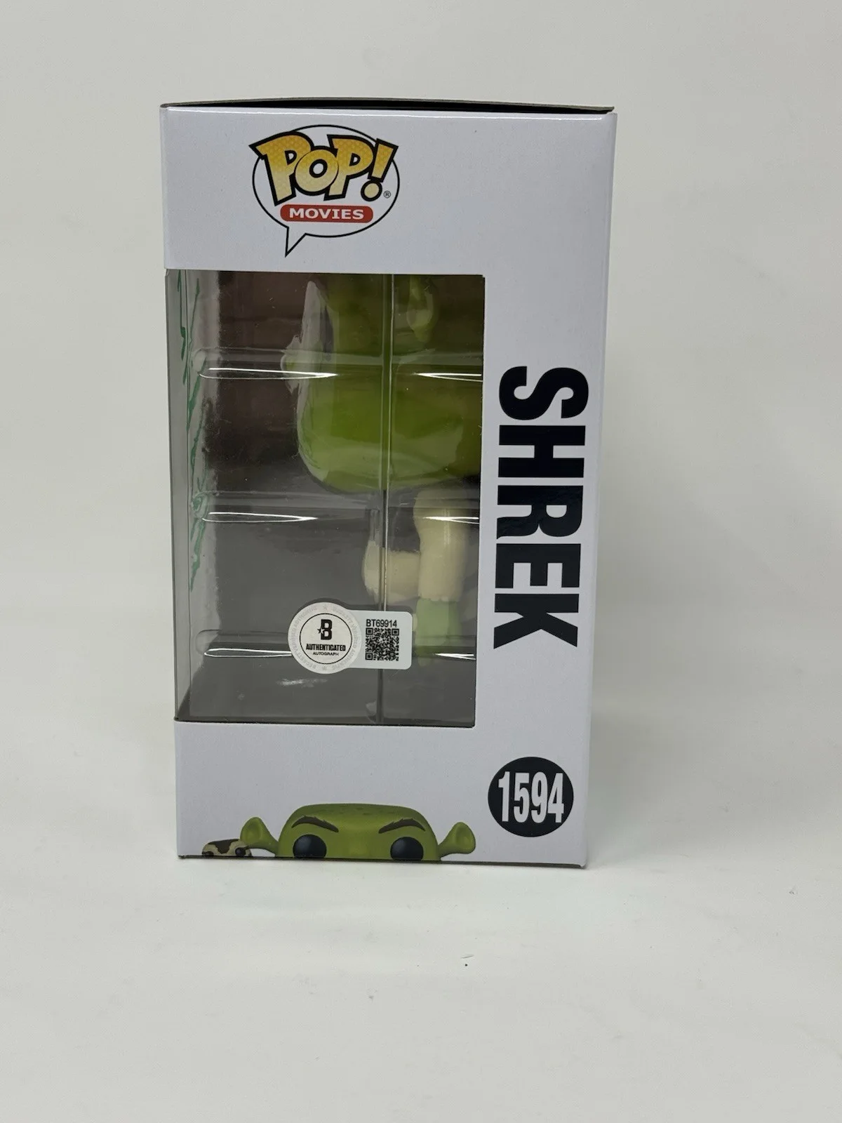 MIKE MYERS — Mike Myers Shrek Signed Autograph Funko Pop #1594 Dreamworks Beckett COA, изображение 3