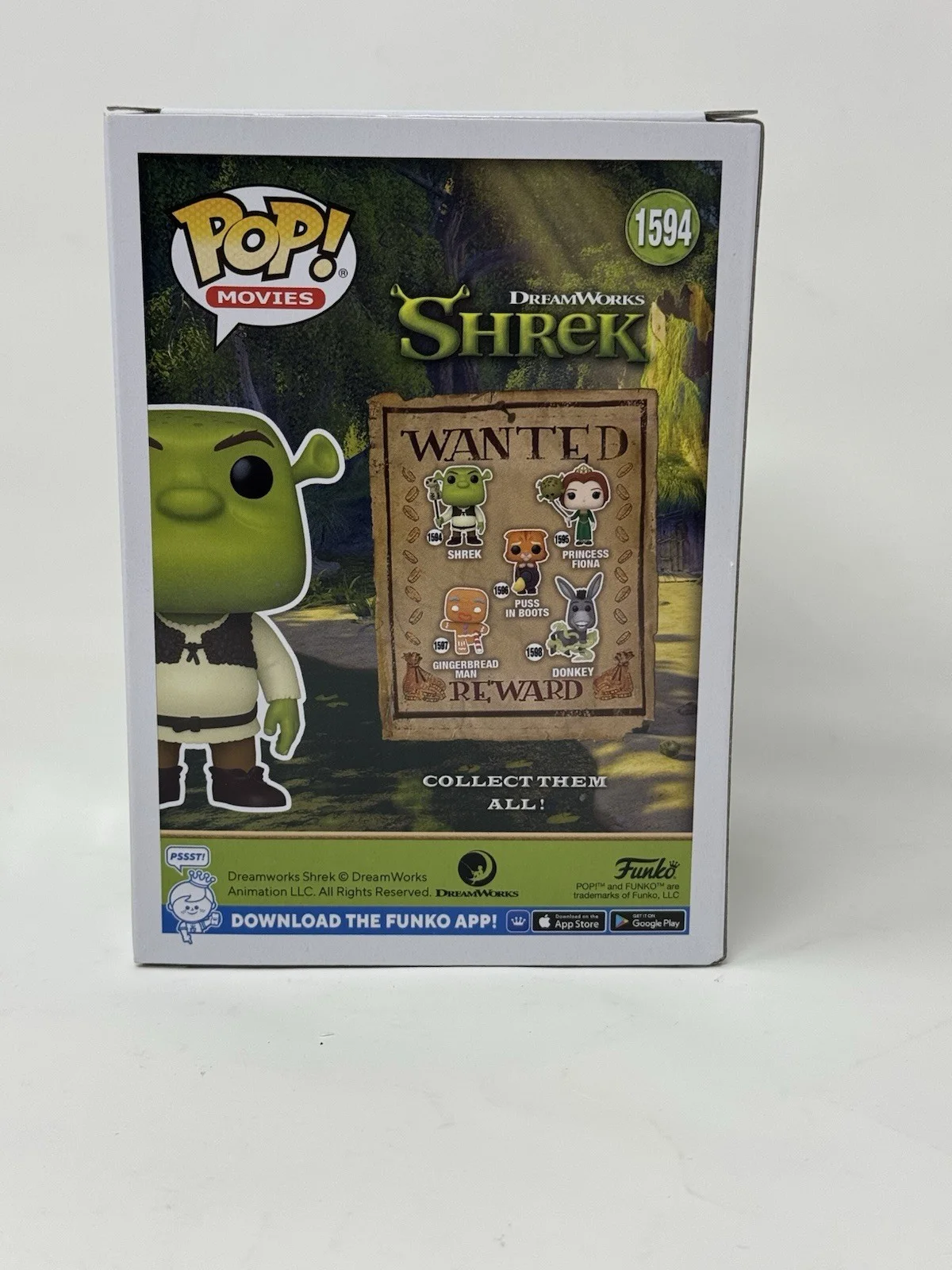 MIKE MYERS — Mike Myers Shrek Signed Autograph Funko Pop #1594 Dreamworks Beckett COA, изображение 4