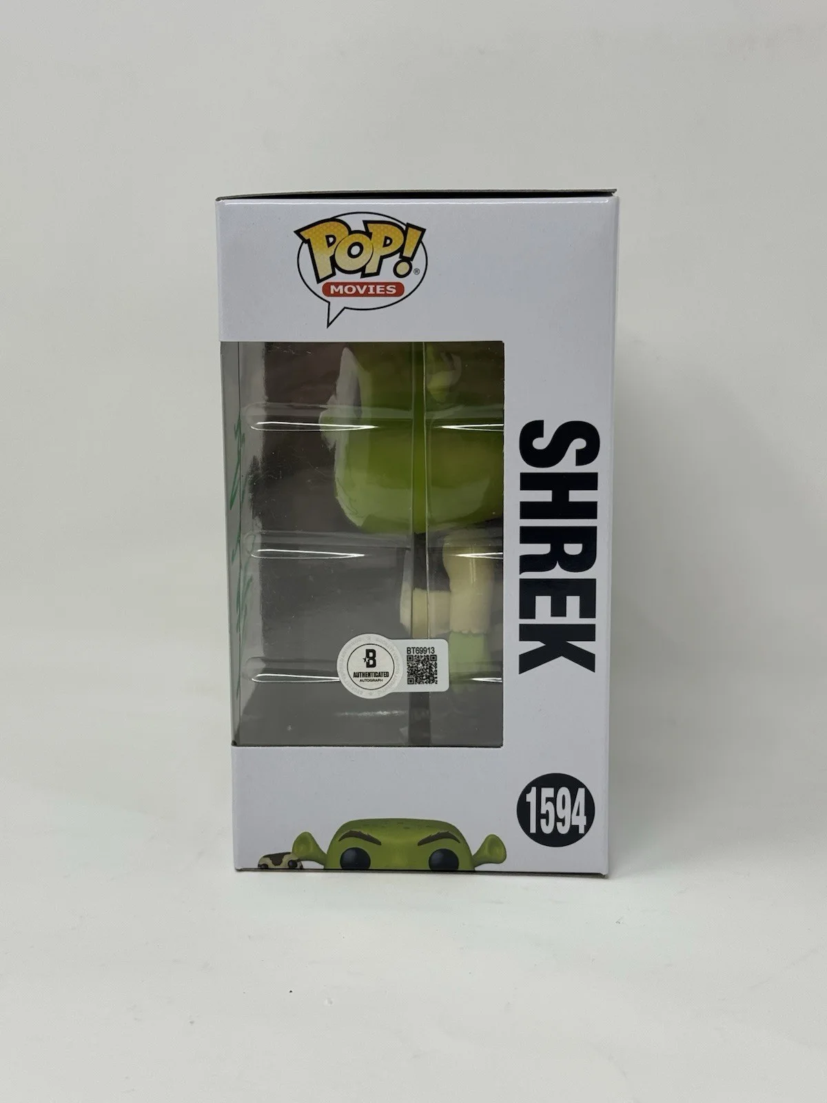MIKE MYERS — Mike Myers Signed Shrek Funko Pop #1594 Autograph Dreamworks Beckett COA, изображение 5