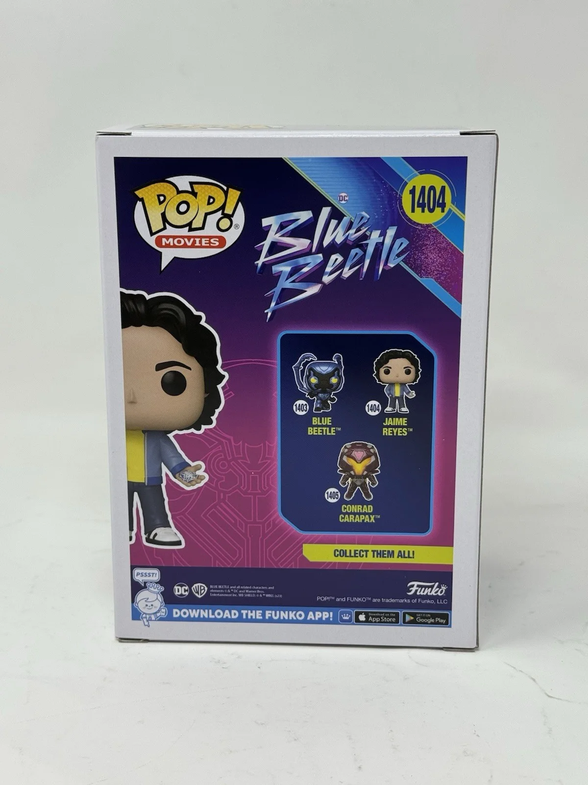Xolo Mariduena — Xolo Mariduena Signed Blue Beetle Jaime Reyes Funko Pop #1404 Autograph Beckett, изображение 4