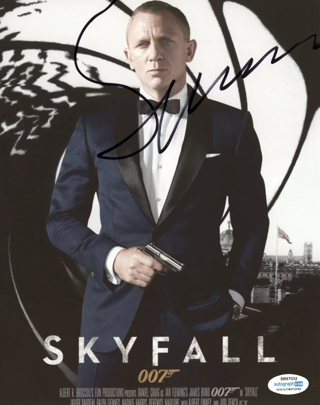 SAM MENDES — Sam Mendes signed Autographed "SKYFALL" 8x10 Photo JAMES BOND Director ACOA COA, image 3