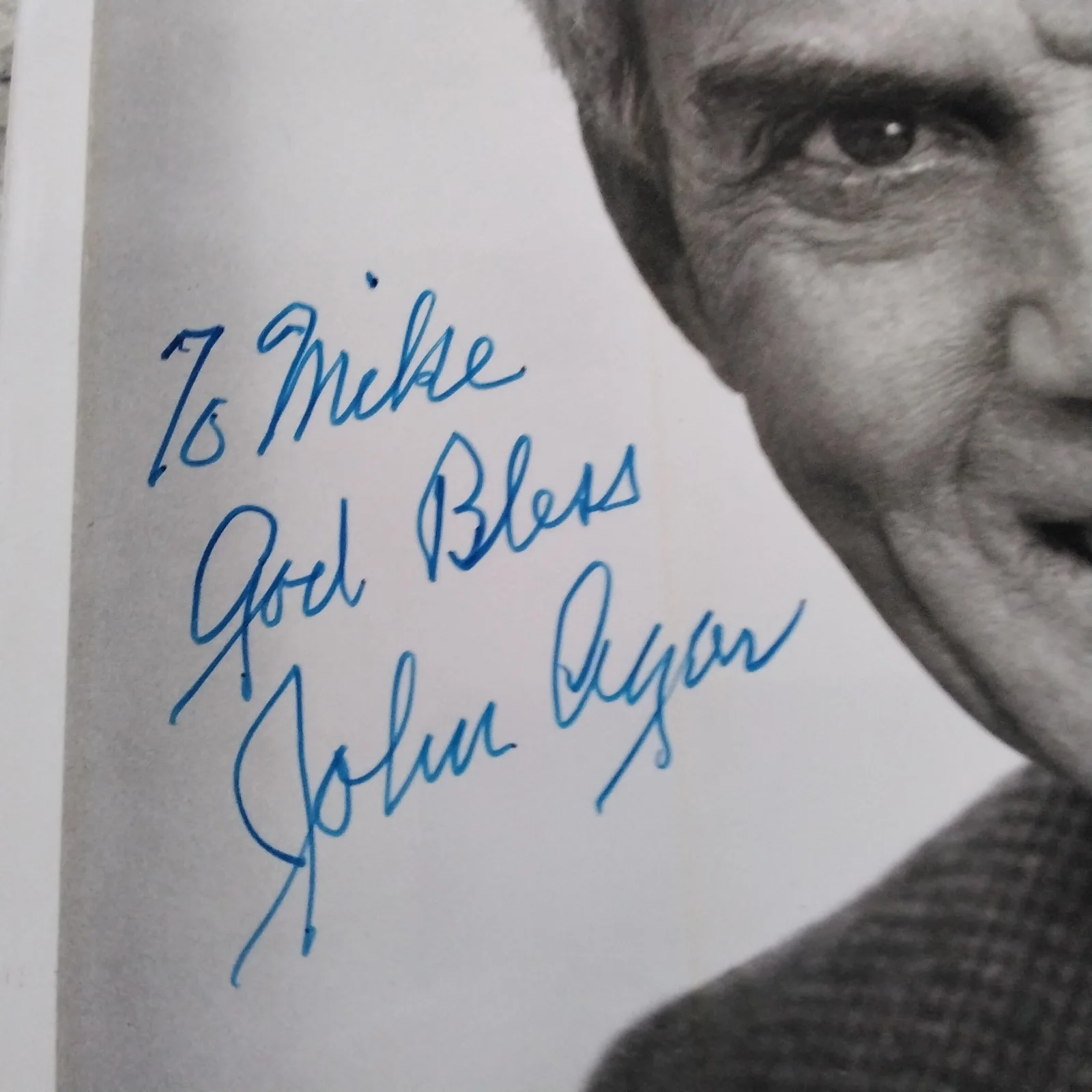 John Agar Signed Photo 50s Movie Actor Mole People Tarantula Revenge of Creature, изображение 4