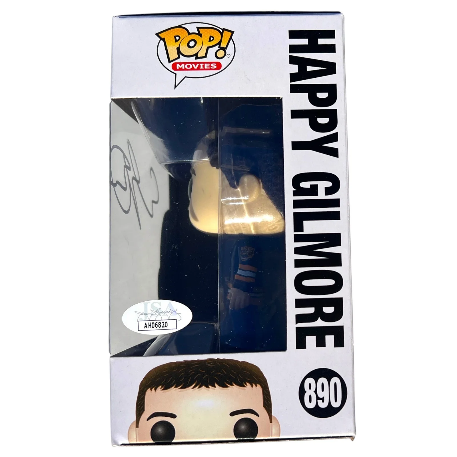 ADAM SANDLER SIGNED AUTOGRAPHED FUNKO POP VINYL HAPPY GILMORE 890 AUTHENTIC JSA, изображение 2