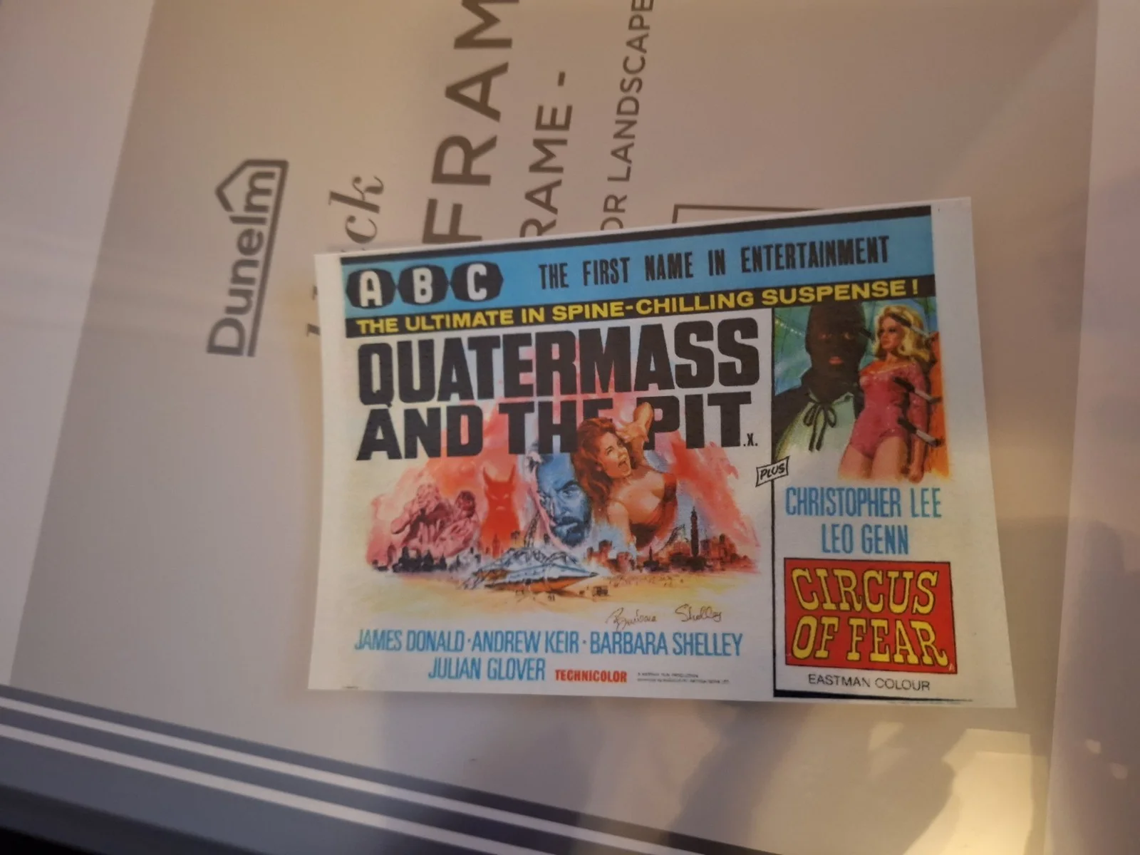 Quatermass and The Pit 1967 Film Poster Fine Art Modern Postcard, изображение 4