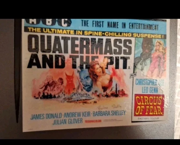 Quatermass and The Pit 1967 Film Poster Fine Art Modern Postcard, изображение 5