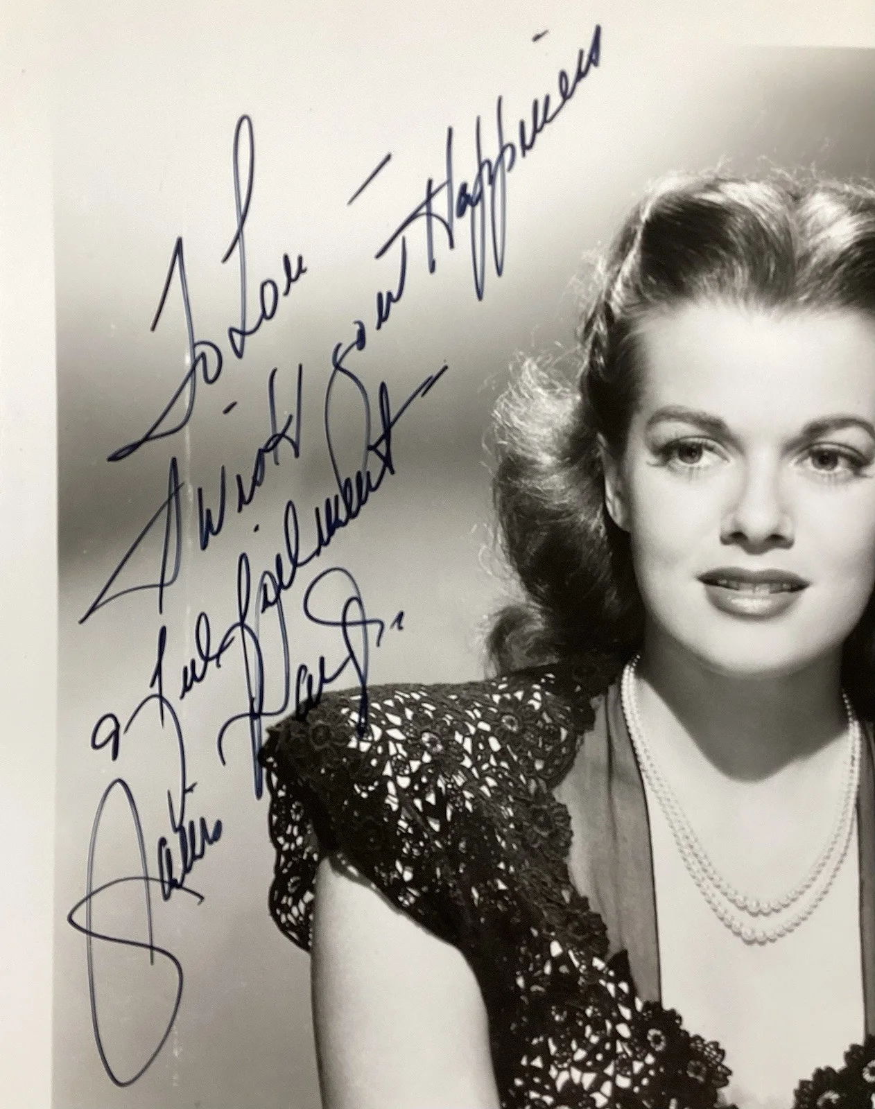 Janice Paige — Janice Paige Signed Photo 8x10 Hollywood Actor Autograph TPG #1, image 2