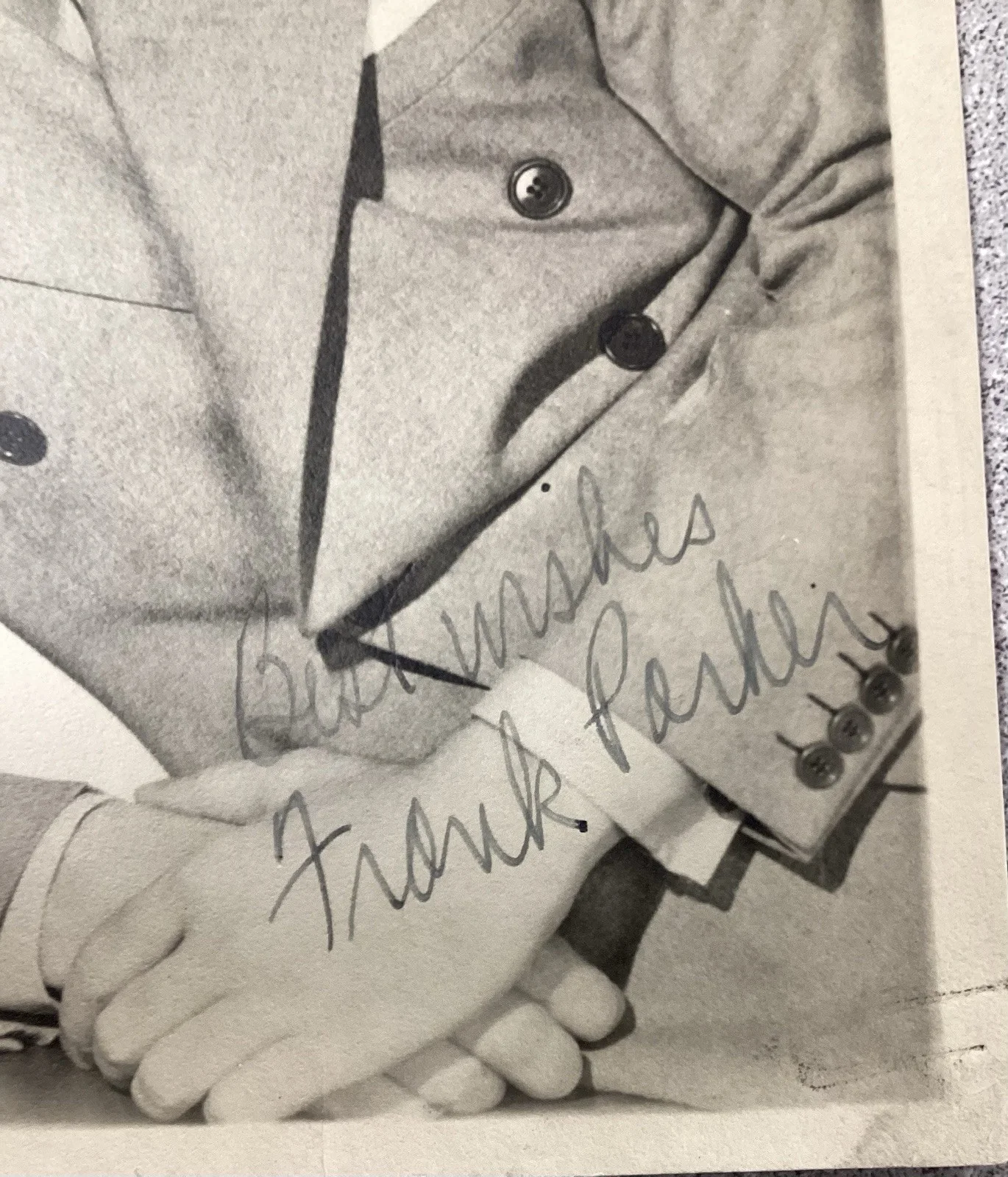 Frank Parker — Frank Parker Signed Photo 8x10 Hollywood Actor Autograph TPG #1, image 2