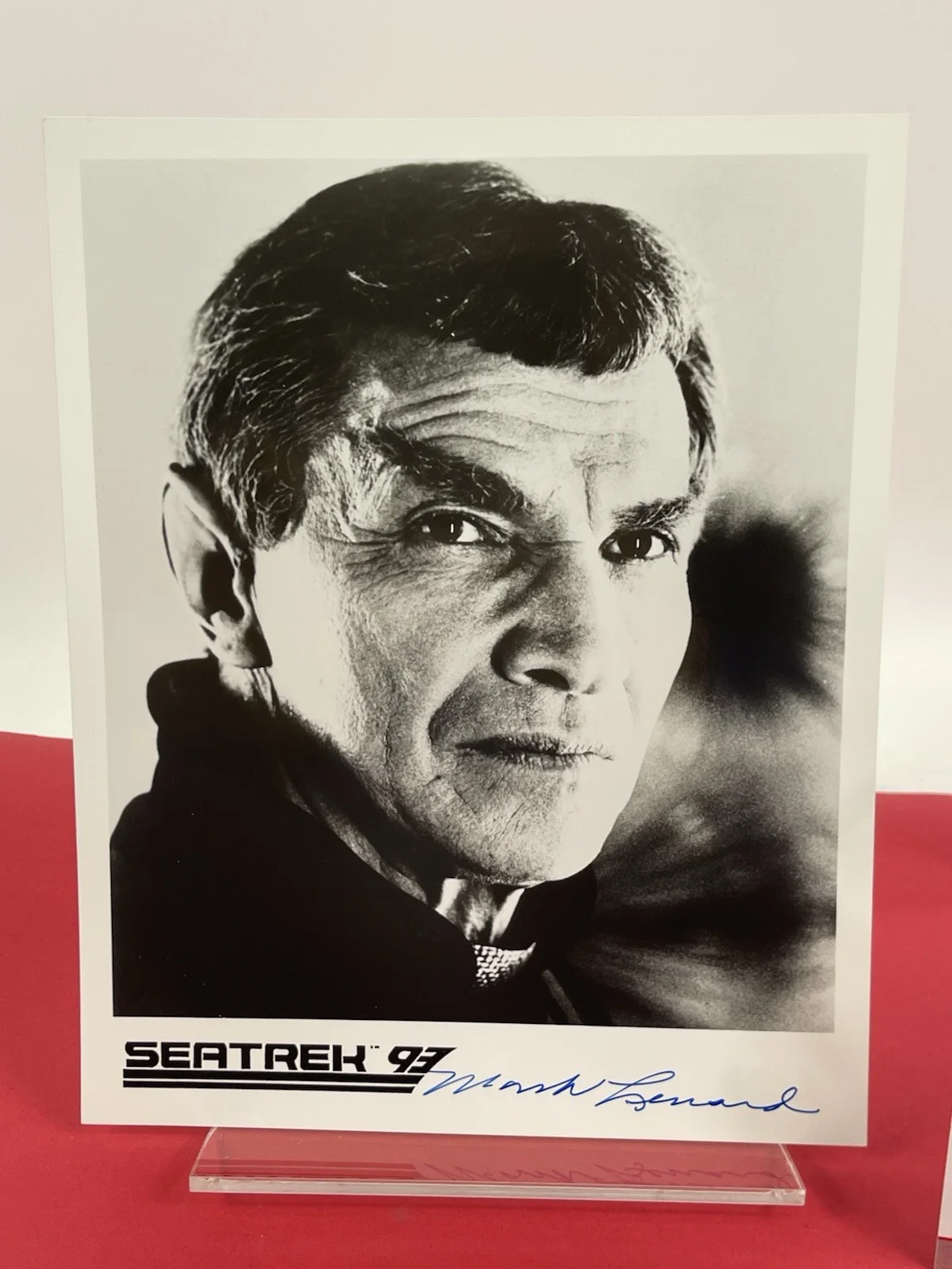 Robin Curtis — Star Trek Mark Lenard "Sarek" Hand Signed Photo PSA Authenticated, image 2