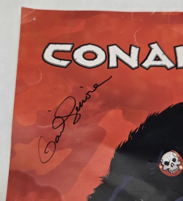 Gail Simone — Conan The Barbarian Wonder Woman Dual Signed Autographed Poster 17 x 11 in READ, изображение 4