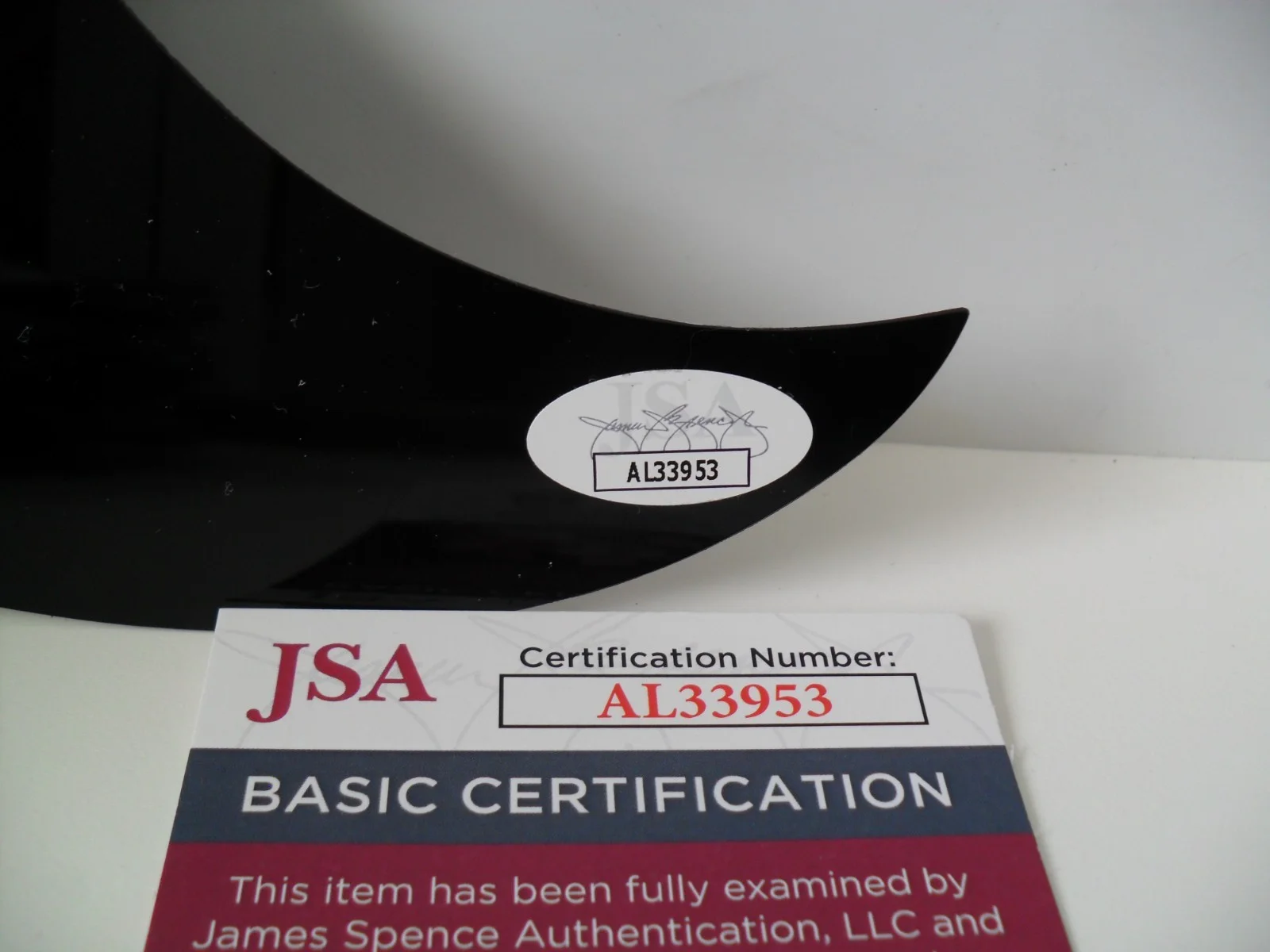 Chris Young — Chris Young Autographed Signed Pickguard JSA COA Beautiful Bright Silver Pen, image 2
