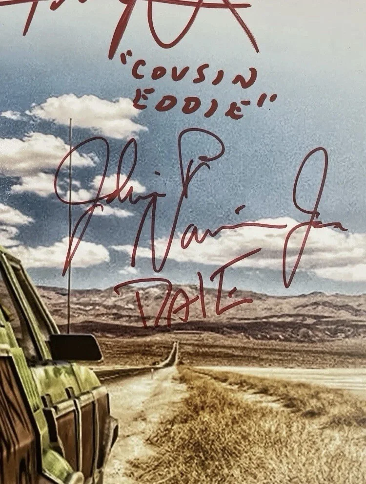 National Lampoons Vacation Cast Signed Chevy Chase 16X20 Randy Quaid, Dana B, изображение 4