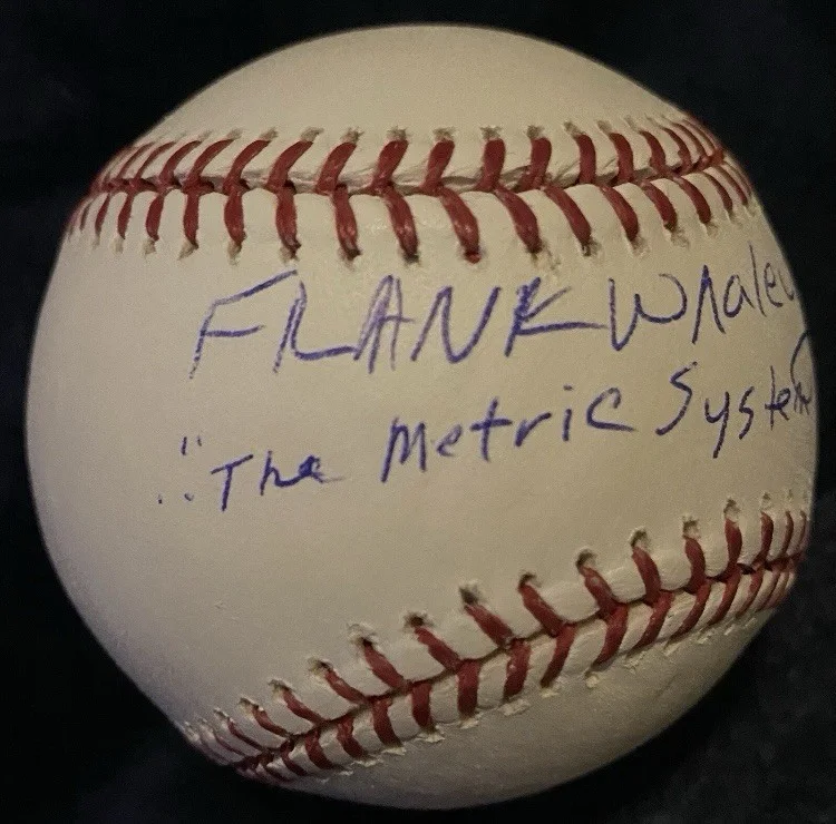 PULP FICTION Frank Whaley Signed ROMLB PSA COA THE METRIC SYSTEM ?, изображение 2