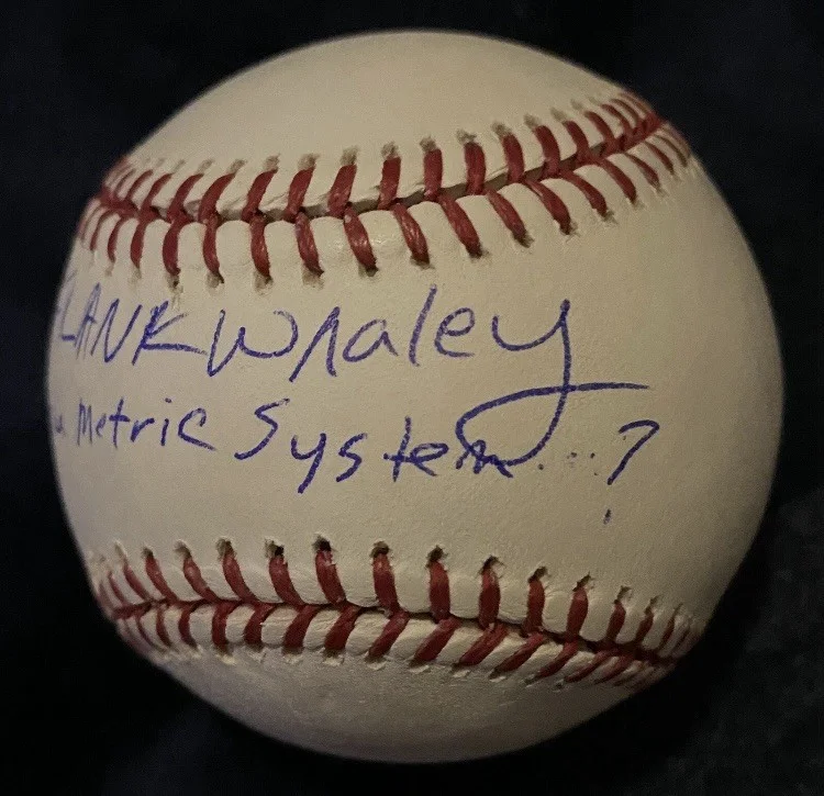 PULP FICTION Frank Whaley Signed ROMLB PSA COA THE METRIC SYSTEM ?, изображение 3