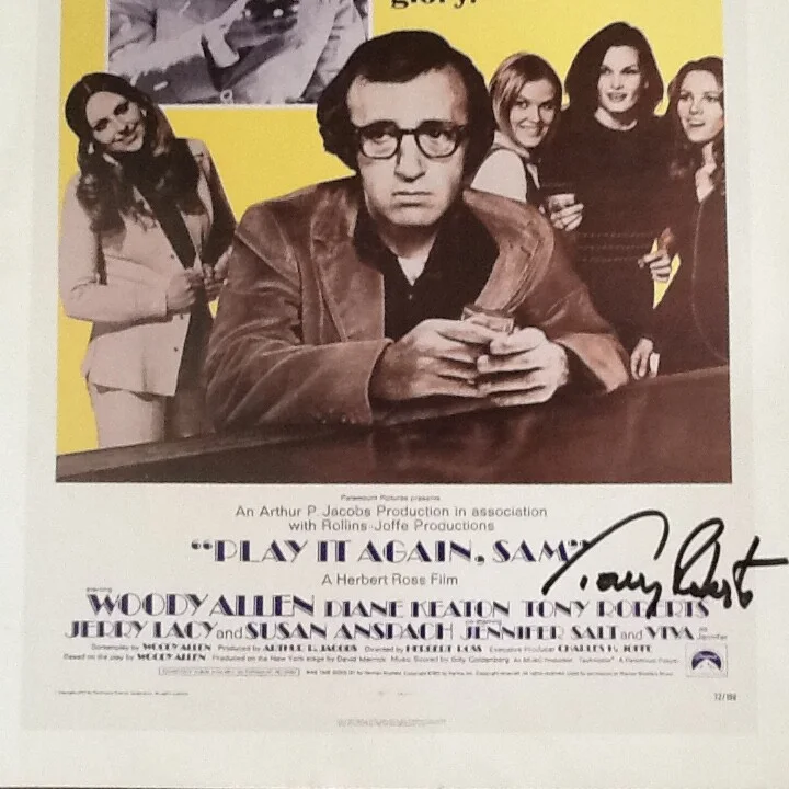 Tony Roberts SIGNED Page Movie TV Actor Play It Again Sam Woody Allen Annie Hall, изображение 2