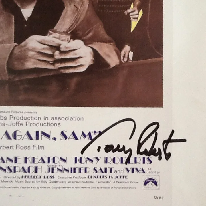 Tony Roberts SIGNED Page Movie TV Actor Play It Again Sam Woody Allen Annie Hall, изображение 3