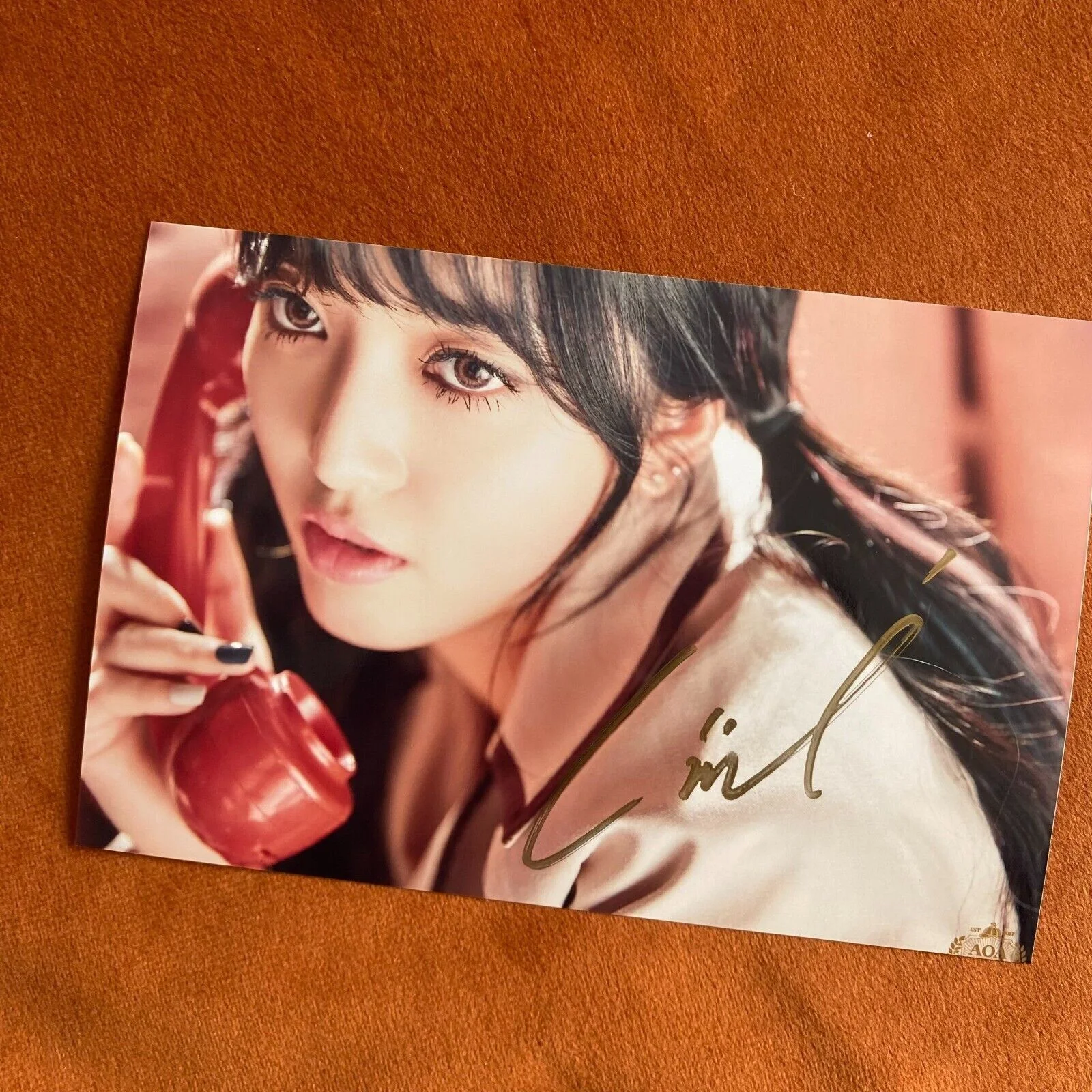 AOA Angle's Knock Autographed Signed Photo 4*6 Picture Collection A, изображение 4