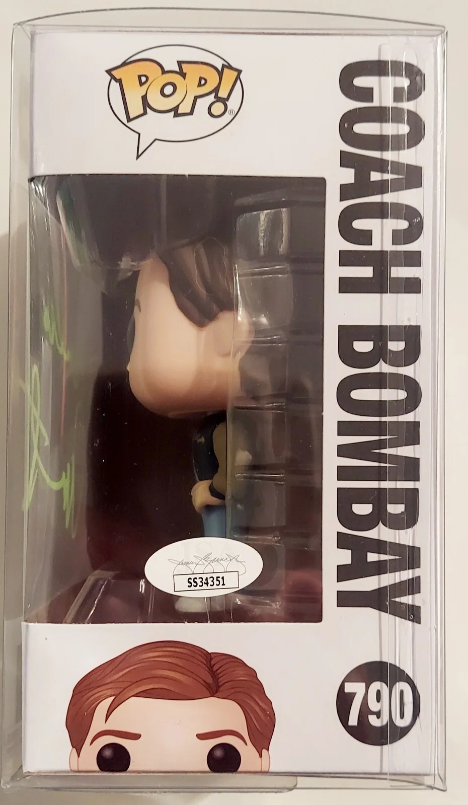 Emilio Estevez — EMILIO ESTEVEZ SIGNED AUTOGRAPHED FUNKO POP 790 MIGHTY DUCKS COACH BOMBAY COA, изображение 4
