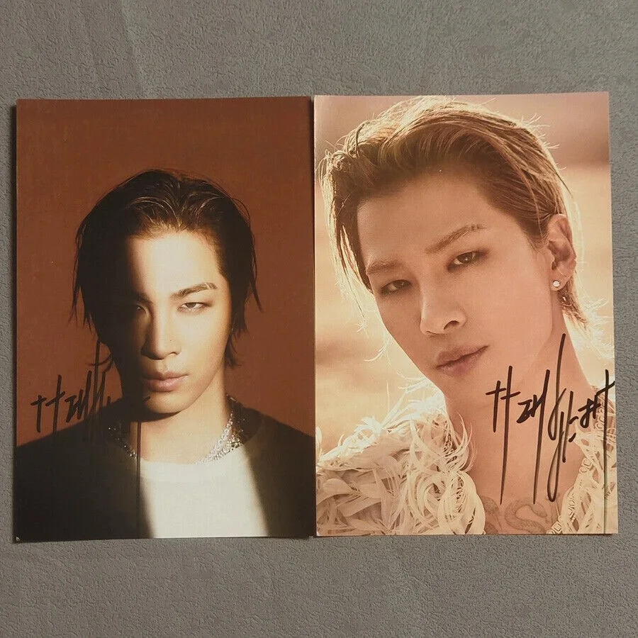 TAEYANG — TAEYANG Autographed Signed Photo 4*6 KPOP BIGBANG exclusive photograph, изображение 4