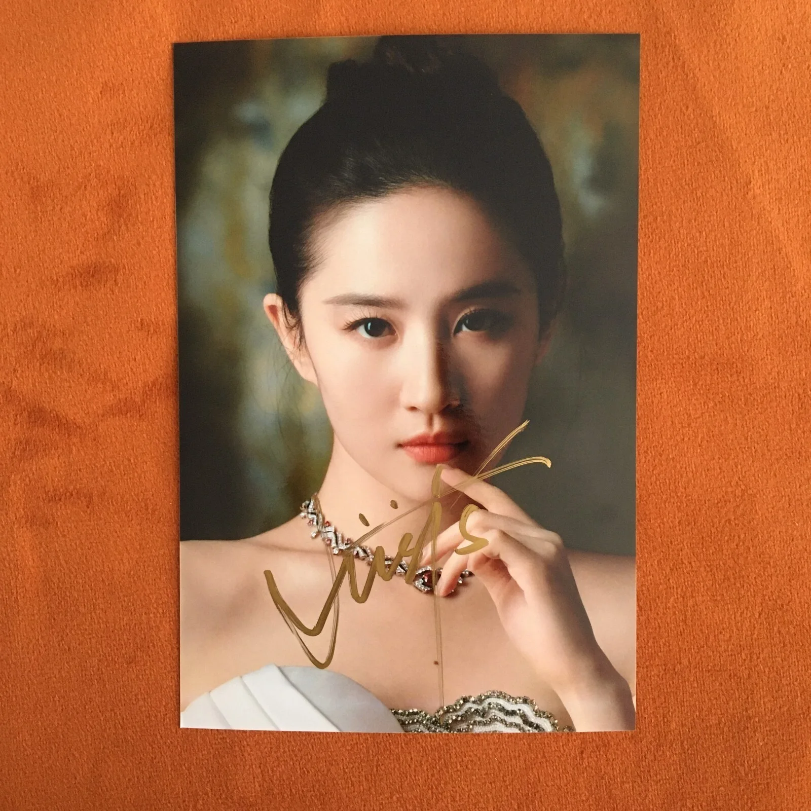 The Tale of Rose Crystal Liu Autographed Signed Photo 4*6 玫瑰的故事 2024b, image 4