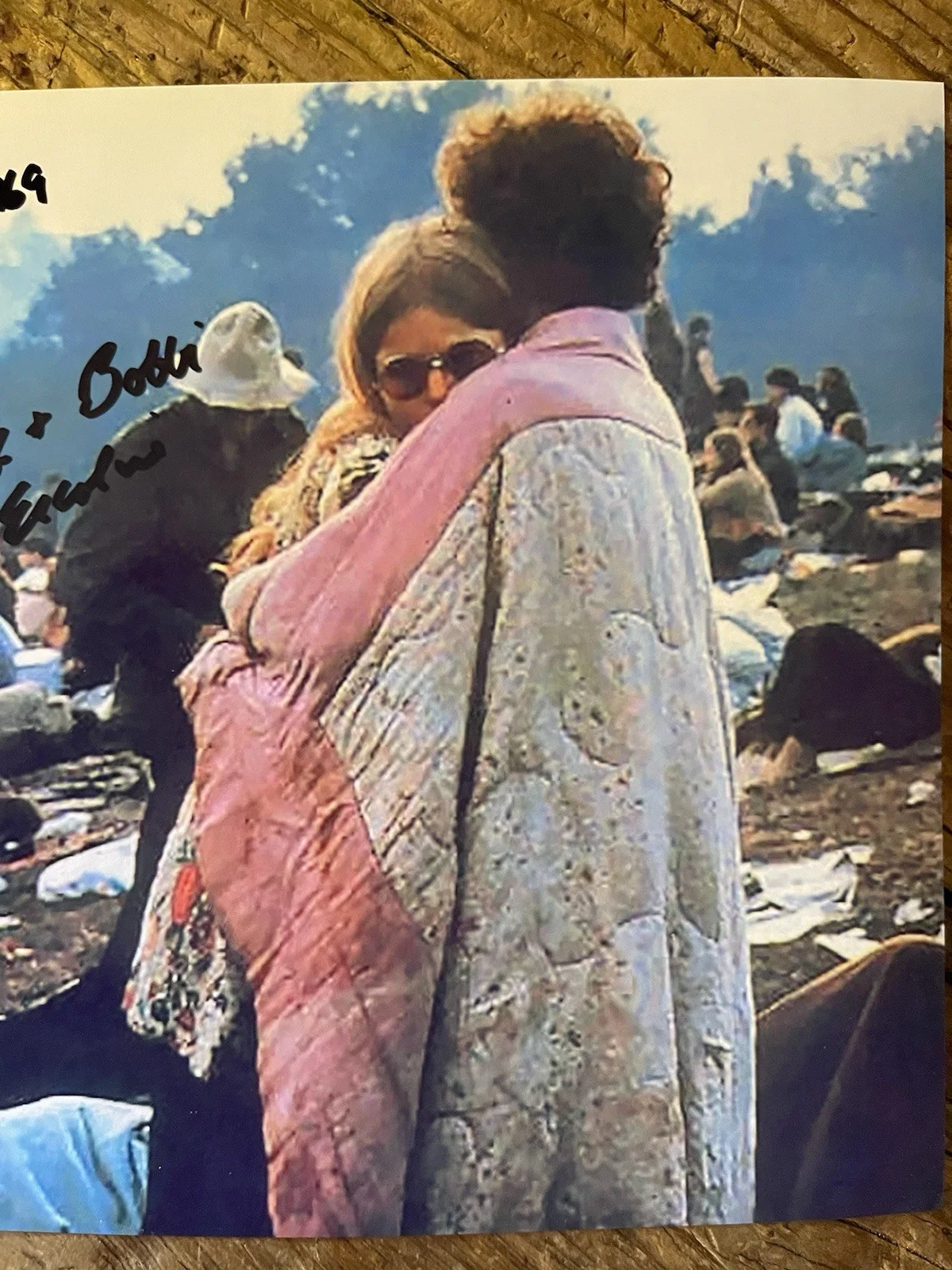 Rare Woodstock, Hand Signed by Nick And Bobbi Ercoline 8.5X11 Photograph. RARE., изображение 3