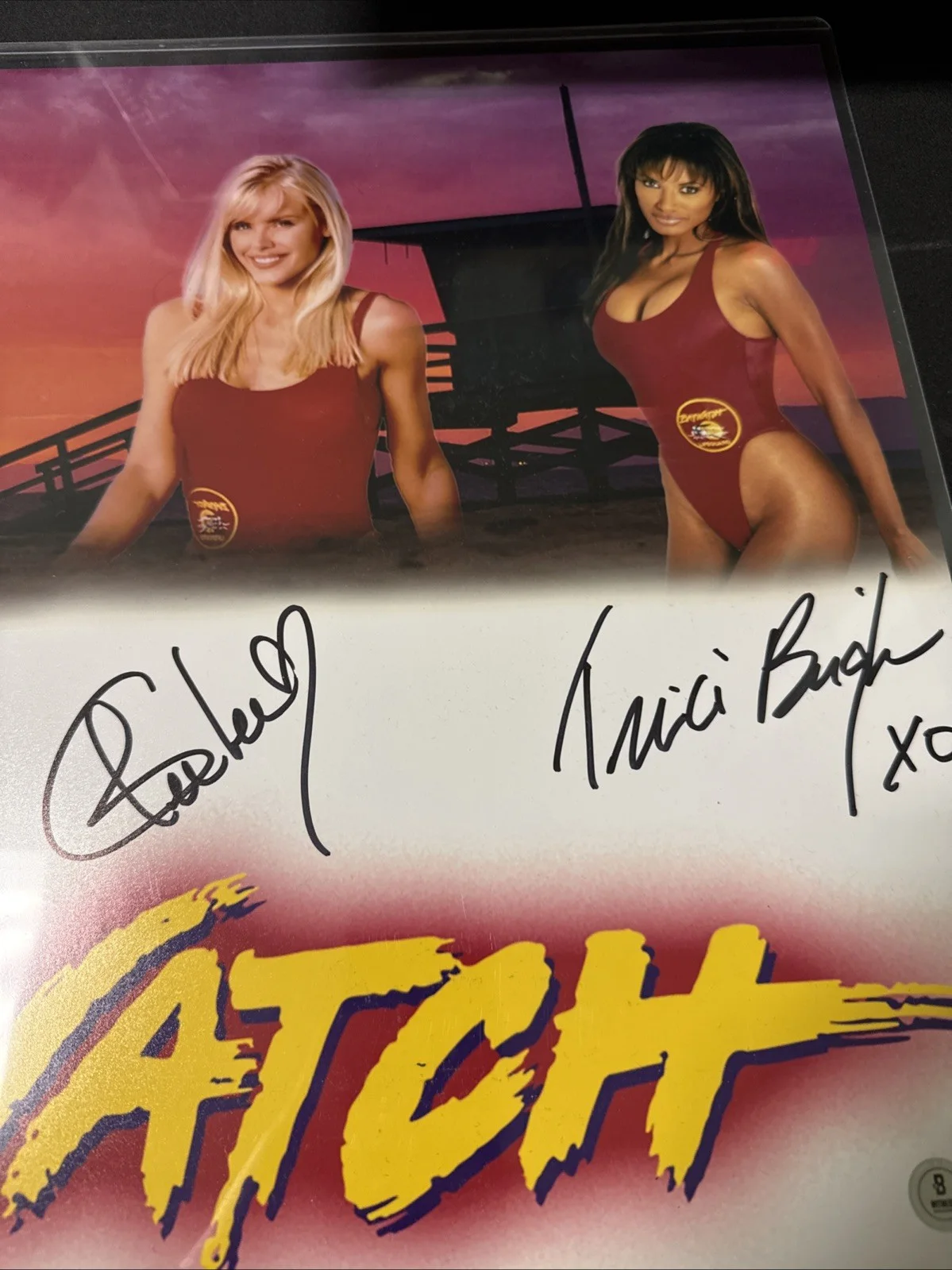 Electra, Bingham, Nolin, Roderick Autographed Baywatch 16x20 Photo - BAS, изображение 3