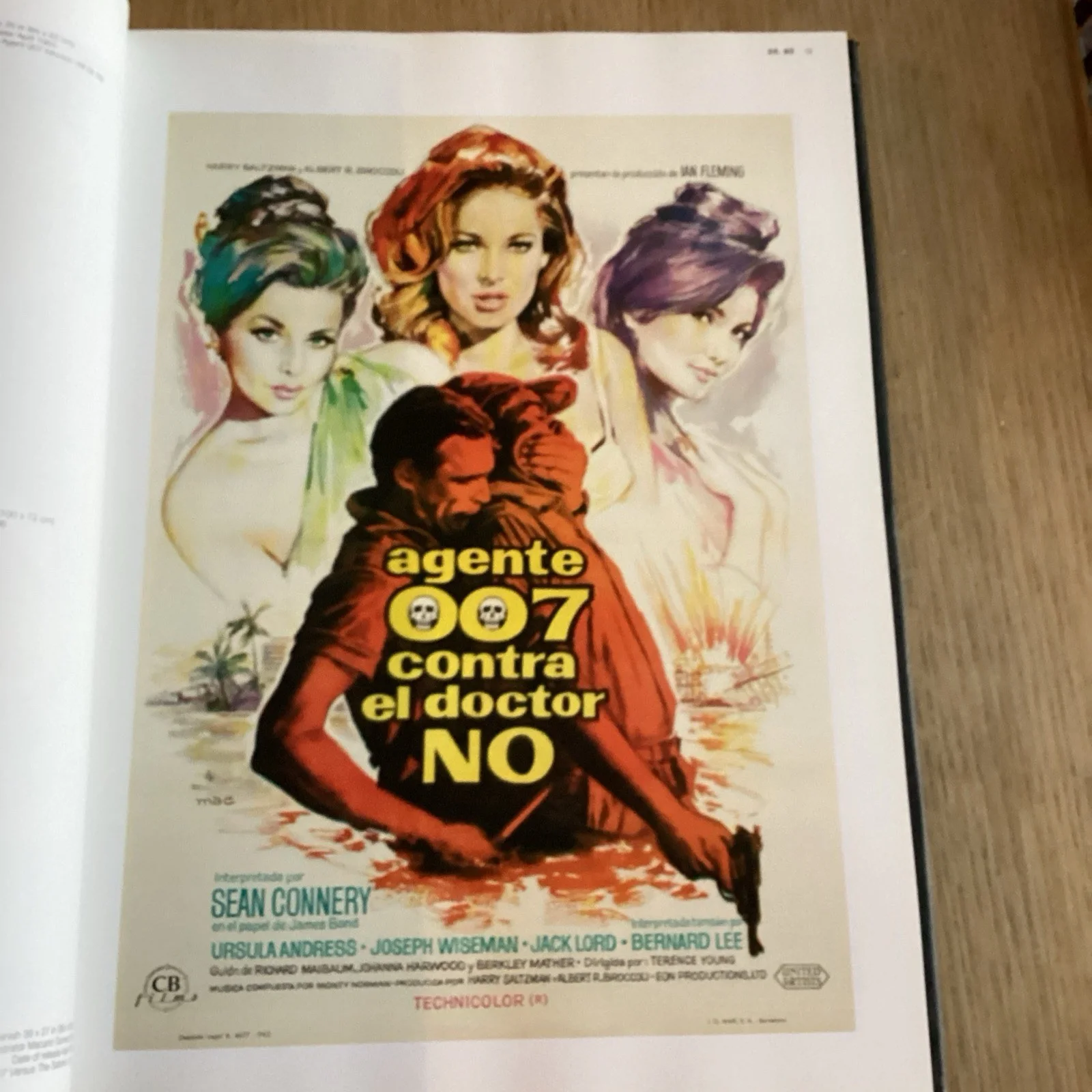 Official 007 James Bond Girl Sean Connery Vintage Art Movie Posters Art HBDJ VGC, изображение 4