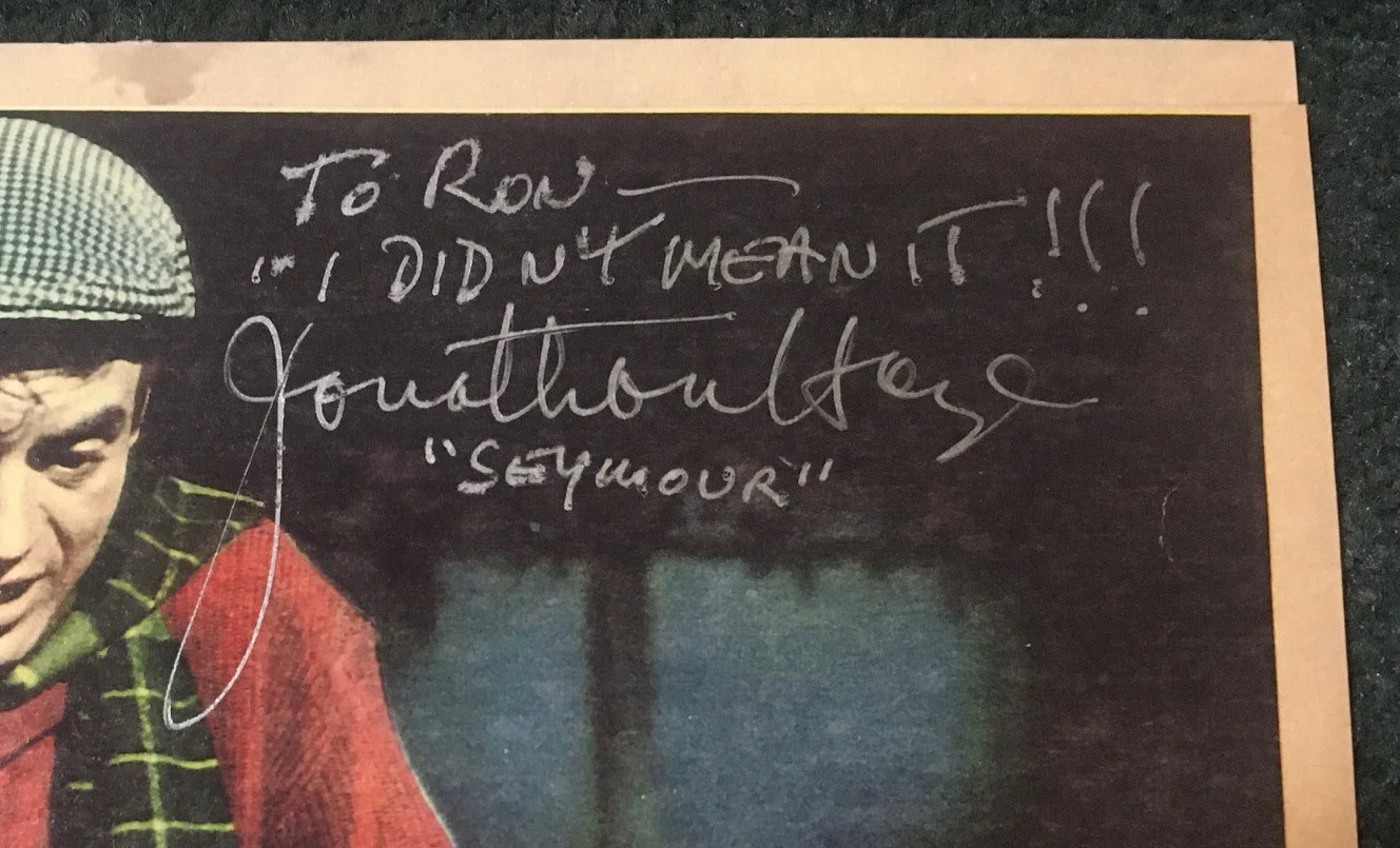 Jonathon Haze — LITTLE SHOP OF HORRORS! JONATHON HAZE AUTOGRAPHED photo w/AUDREY JR.!, изображение 2